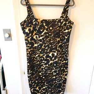 Calvin Klein leopard print dress